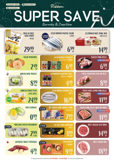 Market Ribbon Flyer January 16 to 22