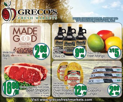 Greco's Fresh Market Flyer January 16 to 29