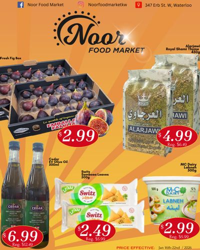Noor Food Market Flyer January 16 to 22