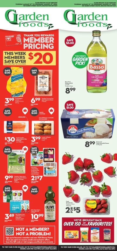 Garden Foods Flyer January 15 to 21