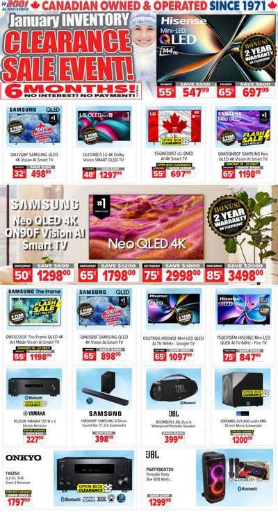 2001 Audio Video Flyer January 16 to 22