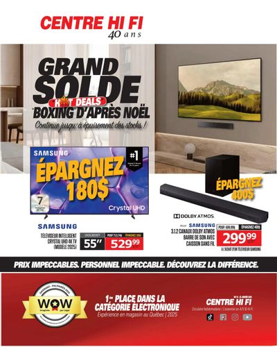 Centre Hi-Fi Flyer January 16 to 22