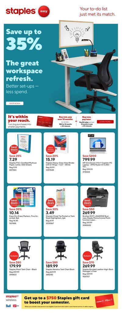 Staples Flyer January 16 to 22