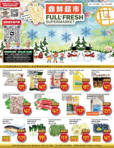 Full Fresh Supermarket Flyer January 16 to 22