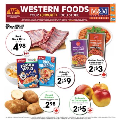 Western Foods Flyer January 16 to 22