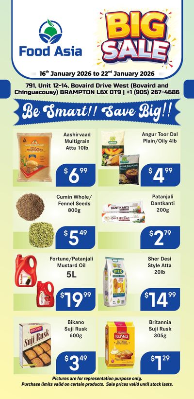 FoodAsia Flyer January 16 to 22