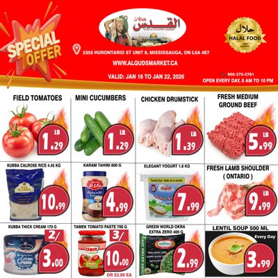 Al-Quds Supermarket Flyer January 16 to 22
