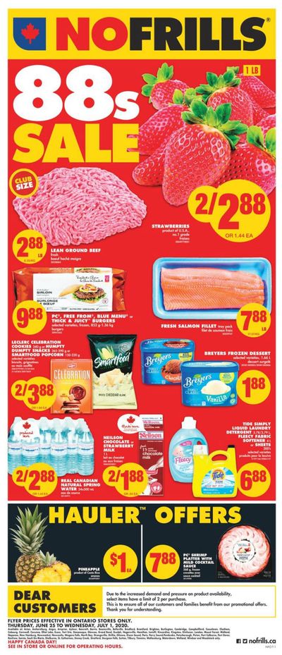 No Frills (ON) Flyer June 25 to July 1