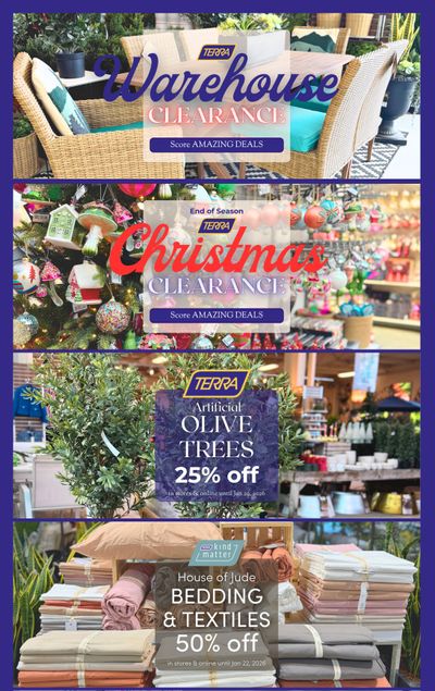 Terra Greenhouses Flyer January 16 to 29
