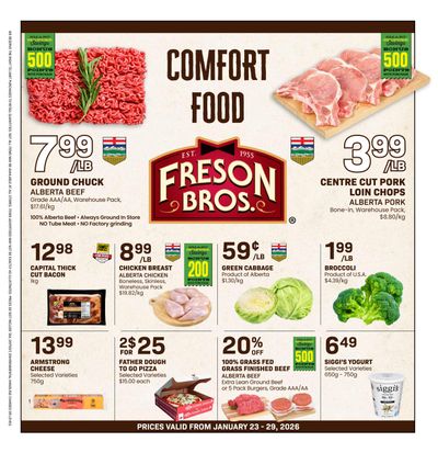 Freson Bros. Flyer January 23 to 29