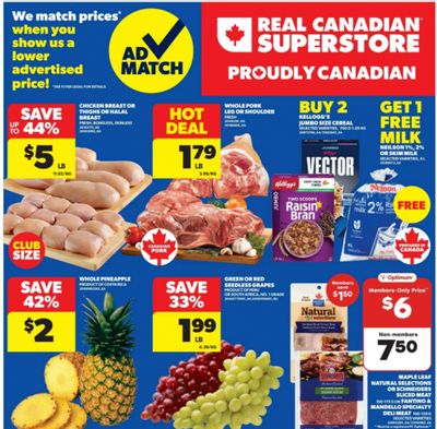 Real Canadian Superstore: Free 4L Milk With The Purchase of 2 Jumbo Kellogg’s Cereal