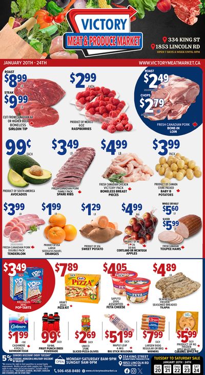 Victory Meat Market Flyer January 20 to 24