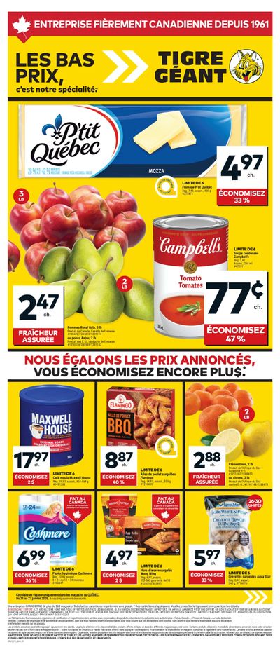Tigre Géant Flyer January 21 to 27