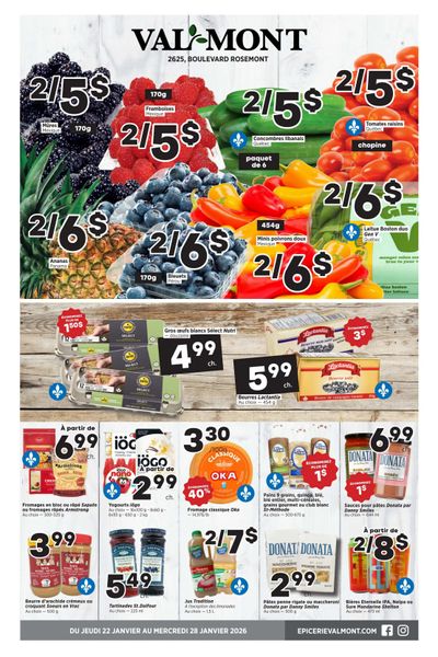 Val-Mont Flyer January 22 to 28