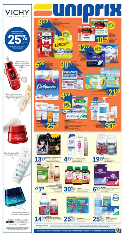 Uniprix Flyer January 22 to 28