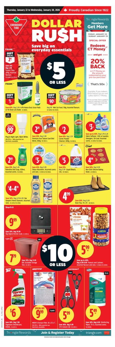 Canadian Tire (Atlantic) Flyer January 22 to 28