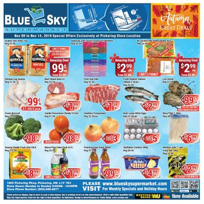 Blue Sky Supermarket (Pickering) Flyer November 8 to 14