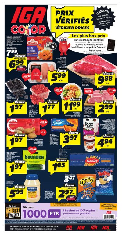 IGA (NB) Flyer January 22 to 28