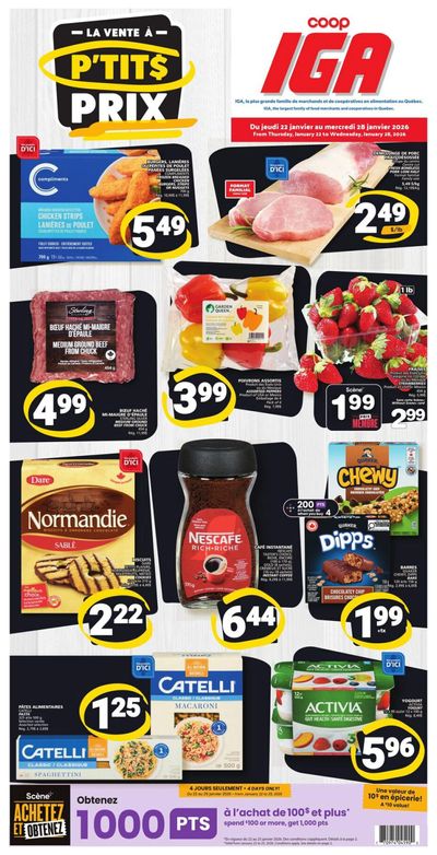 Coop IGA (QC) Flyer January 22 to 28