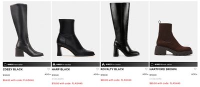 Steve Madden Canada Flash Sale: 40% off Select Styles with Promo Code
