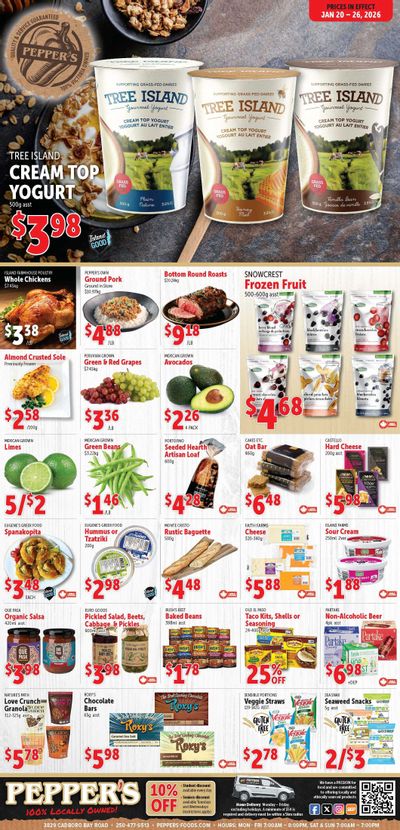 Pepper's Foods Flyer January 20 to 26