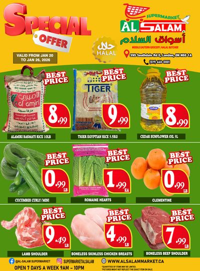 Al-Salam Supermarket Flyer January 20 to 26