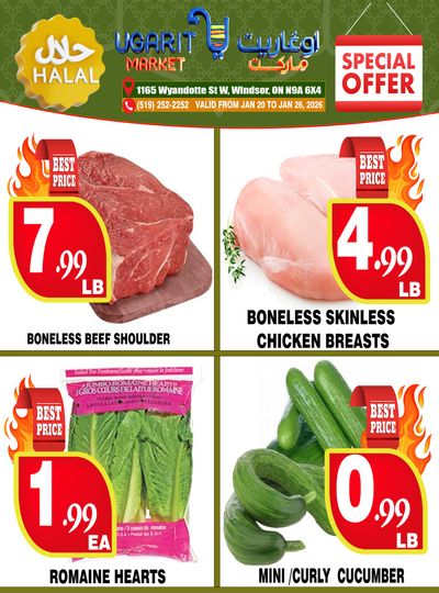 Ugarit Market Flyer January 20 to 26