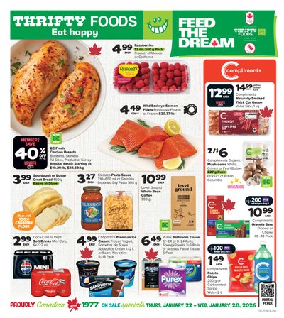 Thrifty Foods Flyer January 22 to 28