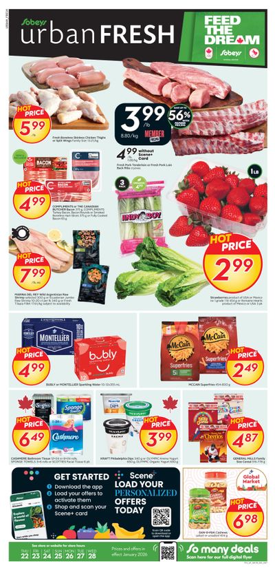 Sobeys Urban Fresh Flyer January 22 to 28