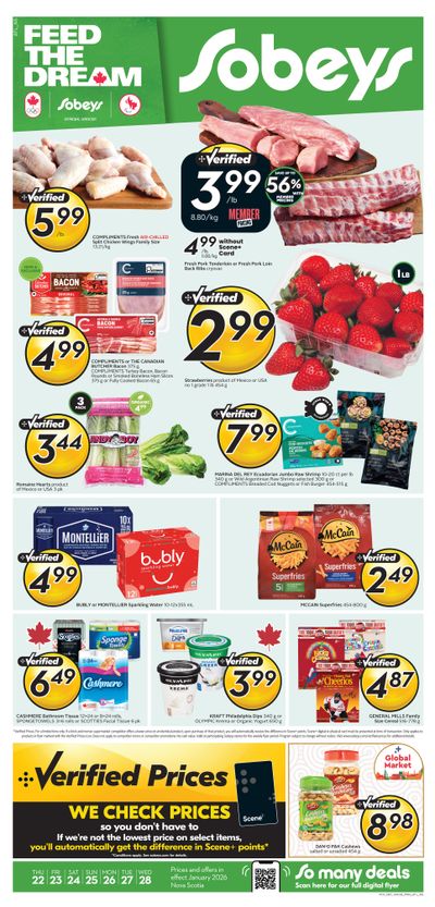 Sobeys (Atlantic) Flyer January 22 to 28