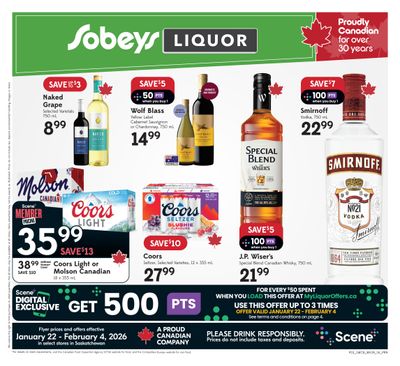 Sobeys (SK) SWCB Flyer January 22 to February 4