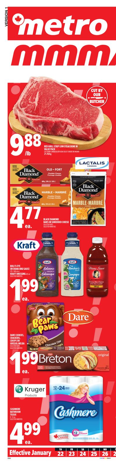 Metro (ON) Flyer January 22 to 28