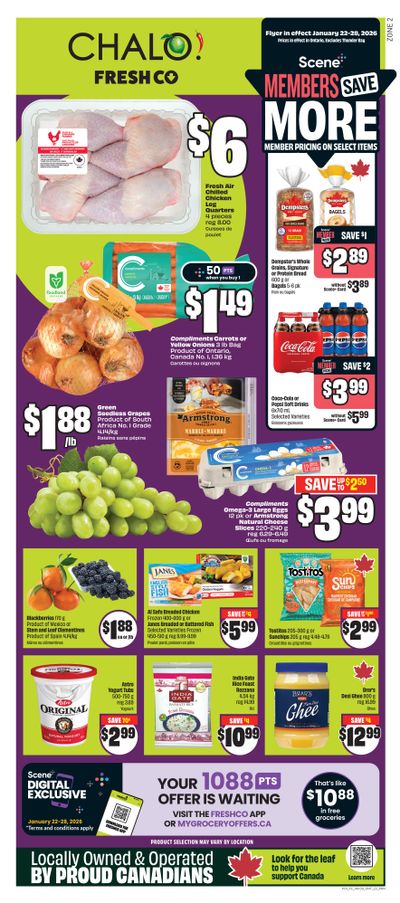 Chalo! FreshCo (ON) Flyer January 22 to 28