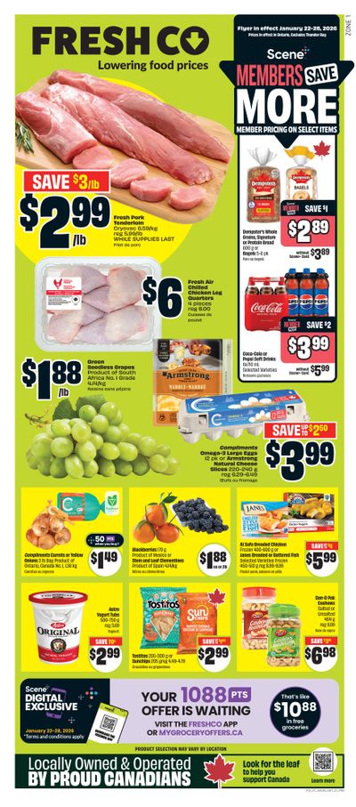 FreshCo (ON) Flyer January 22 to 28