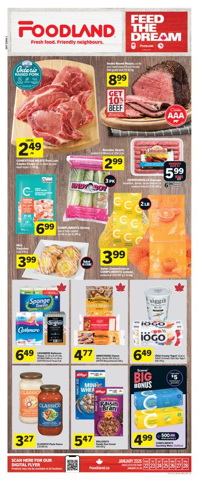 Foodland (ON) Flyer January 22 to 28