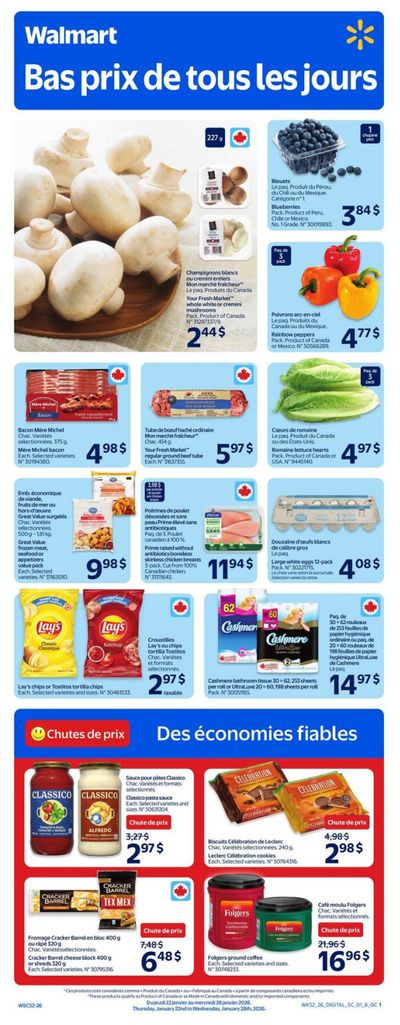 Walmart (QC) Flyer January 22 to 28