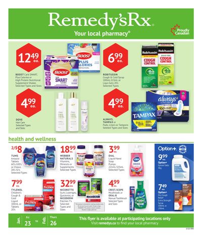 Remedy's RX Monthly Flyer January 23 to February 26