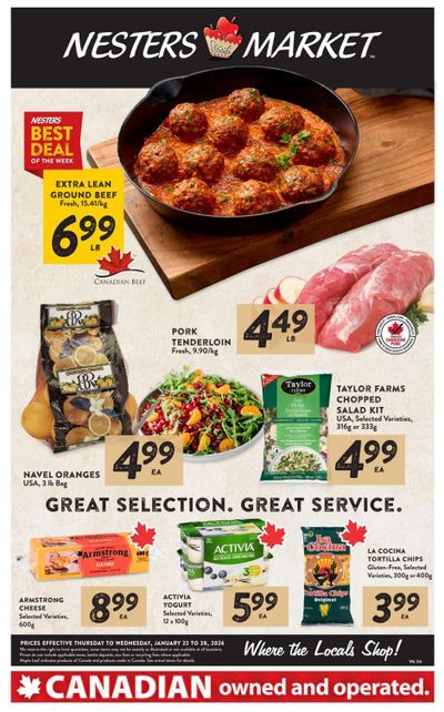 Nesters Market Flyer January 22 to 28