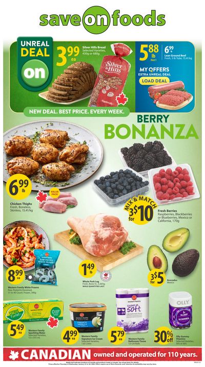 Save On Foods (BC) Flyer January 22 to 28