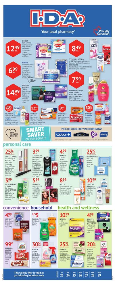 I.D.A. Flyer January 23 to 29