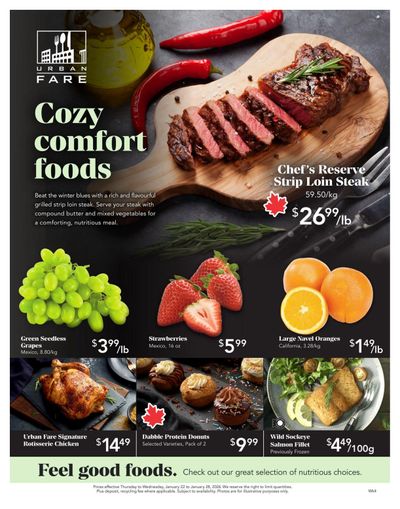 Urban Fare Flyer January 22 to 28