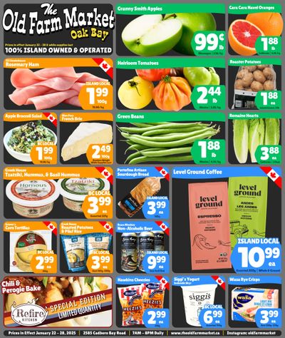 The Old Farm Market (Victoria) Flyer January 22 to 28