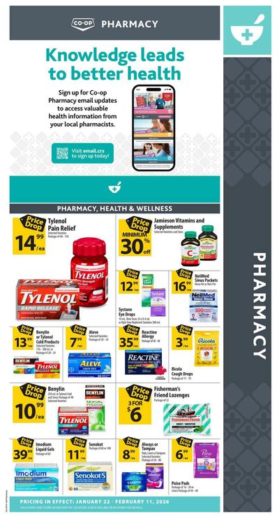 Co-op (West) Pharmacy Flyer January 22 to February 11