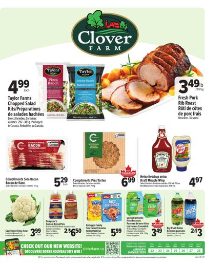 Clover Farm (Atlantic) Flyer January 22 to 28