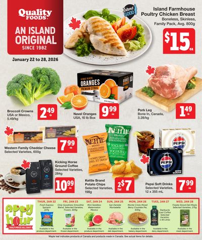Quality Foods Flyer January 22 to 28