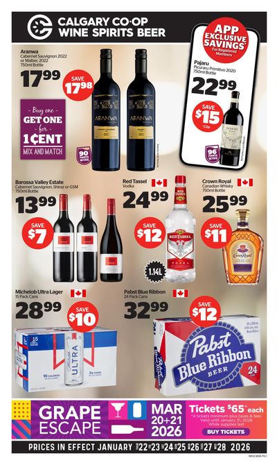 Calgary Co-op SWCB Flyer January 22 to 28