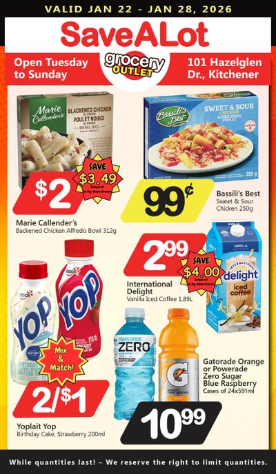 SaveALot Grocery Outlet Flyer January 22 to 28