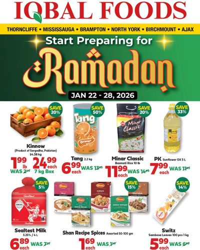 Iqbal Foods Flyer January 22 to 28