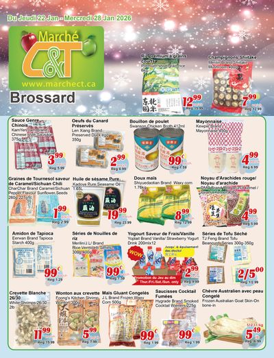 Marche C&T (Brossard) Flyer January 22 to 28