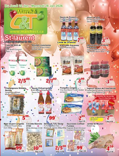 Marche C&T (St. Laurent) Flyer January 22 to 28